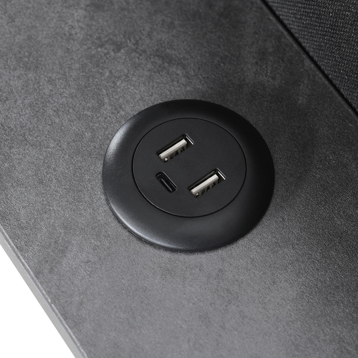 STAURAUMBETT 160/200 cm DE-00677, in Grau, LED-App und verstellbarem Kopfteil - Grau, Metall (160/200cm) - ComfortXL