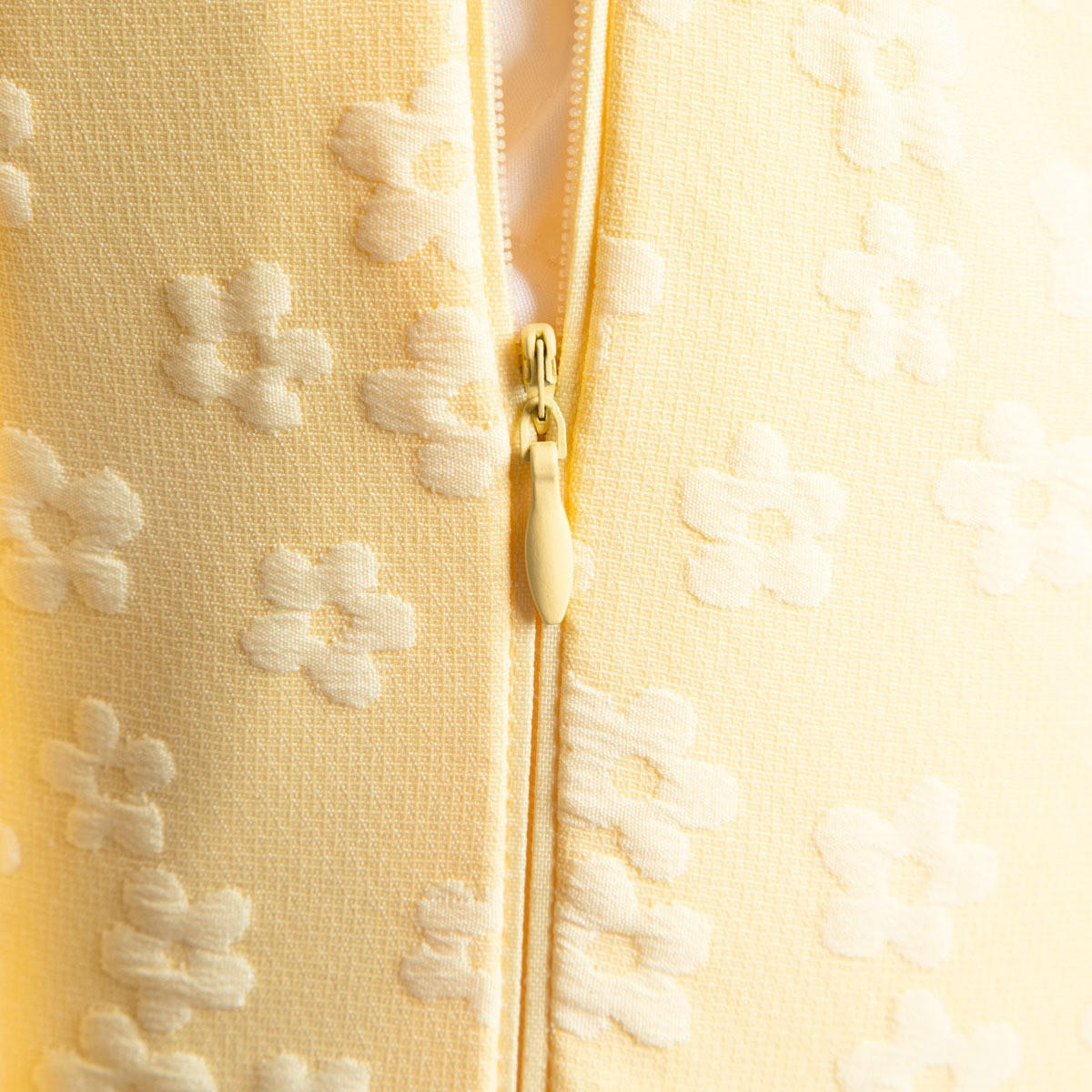 KOPFKISSENBEZUG Blomster gelb 45/45 cm - Gelb, Textil (45/45cm) - Homla