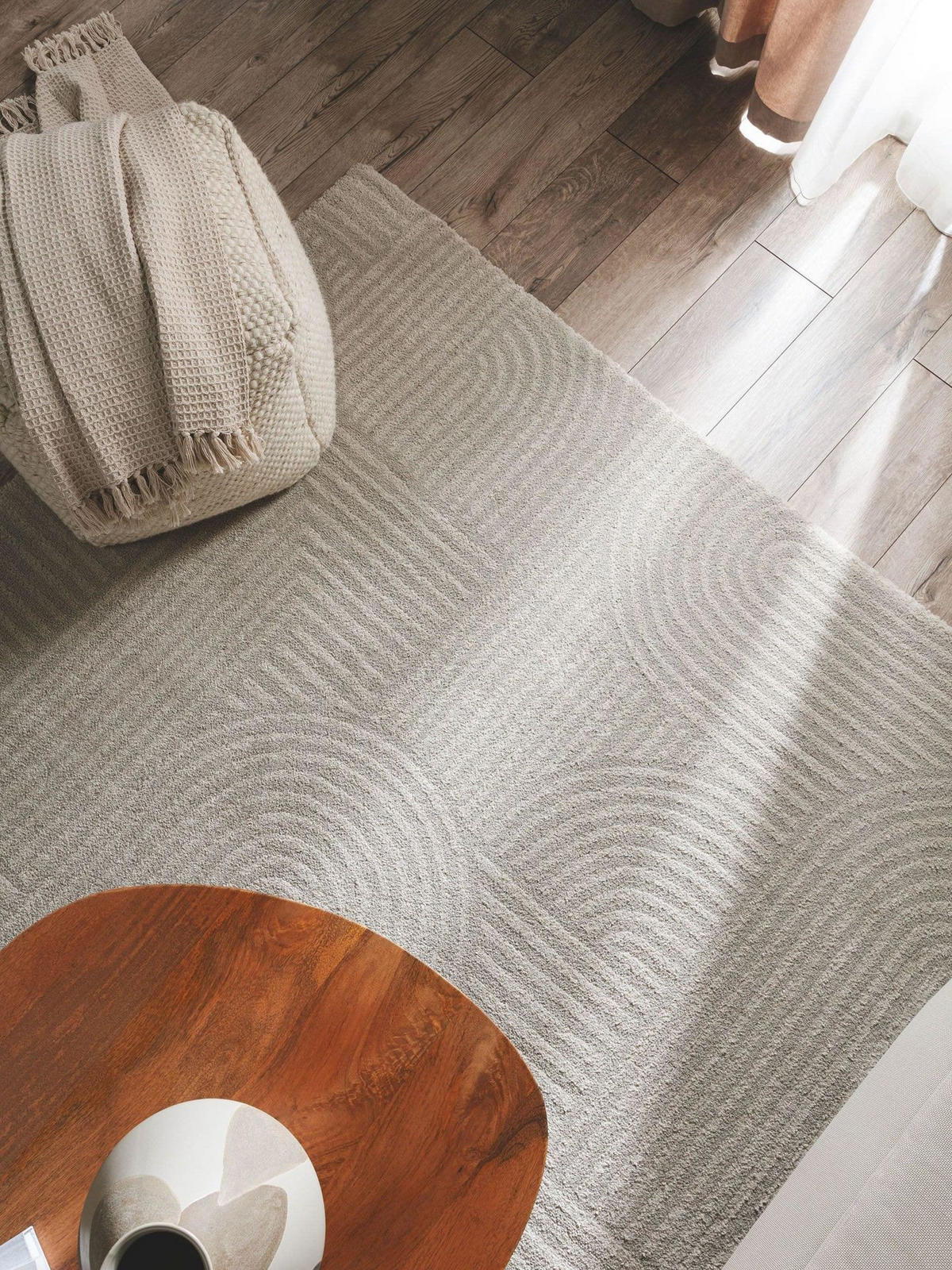 KOBEREC Tacoma Světle šedá 200x290 cm - světle šedá, textil/umělá hmota (200/1cm) - KUNSTLOFT
