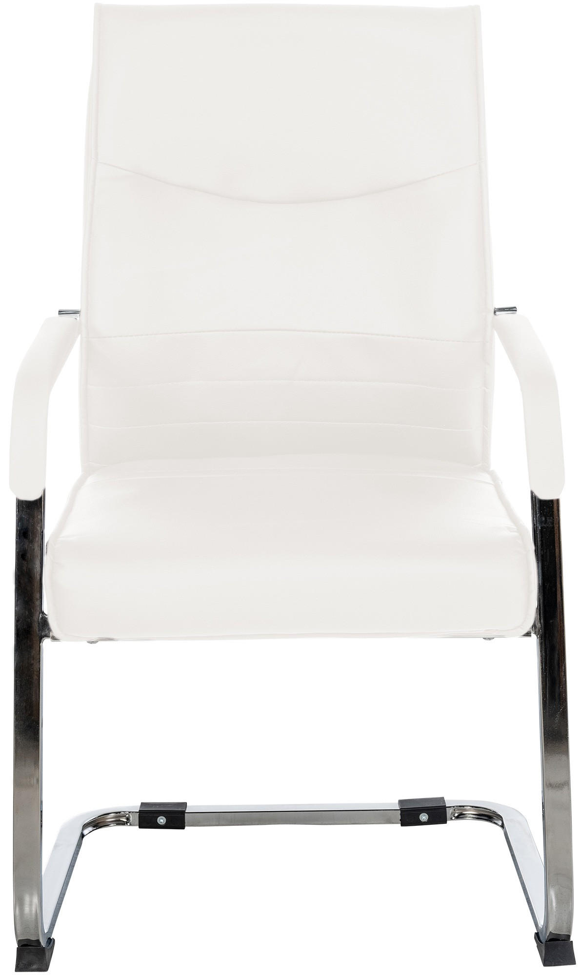 SCHWINGSTUHL 2er Set Lederlook Weiß - Weiß, Textil/Metall (55/88/60cm) - CLP