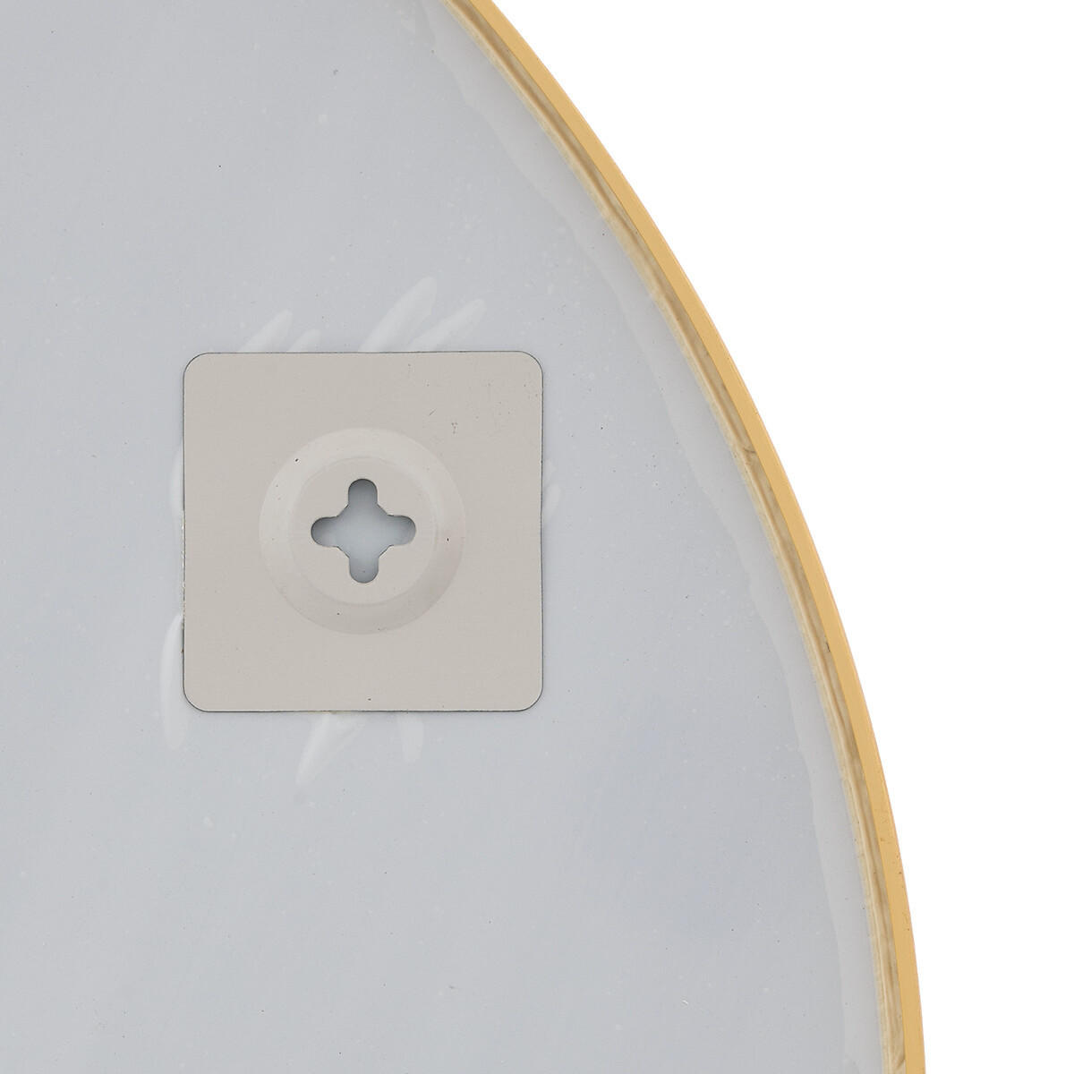 SPIEGEL Metall Ow Ø 70 cm - Goldfarben, Metall (70/70/1.6cm) - Atmosphera Createur d´interieur