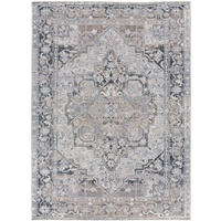 VINTAGE-TEPPICH Grau Neila 120/170 cm - Grau, Naturmaterialien/Textil (120/170cm) - Atticgo