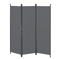 SICHTSCHUTZ Huesca - Dunkelgrau, Textil/Metall (150/2cm) - [en.casa]
