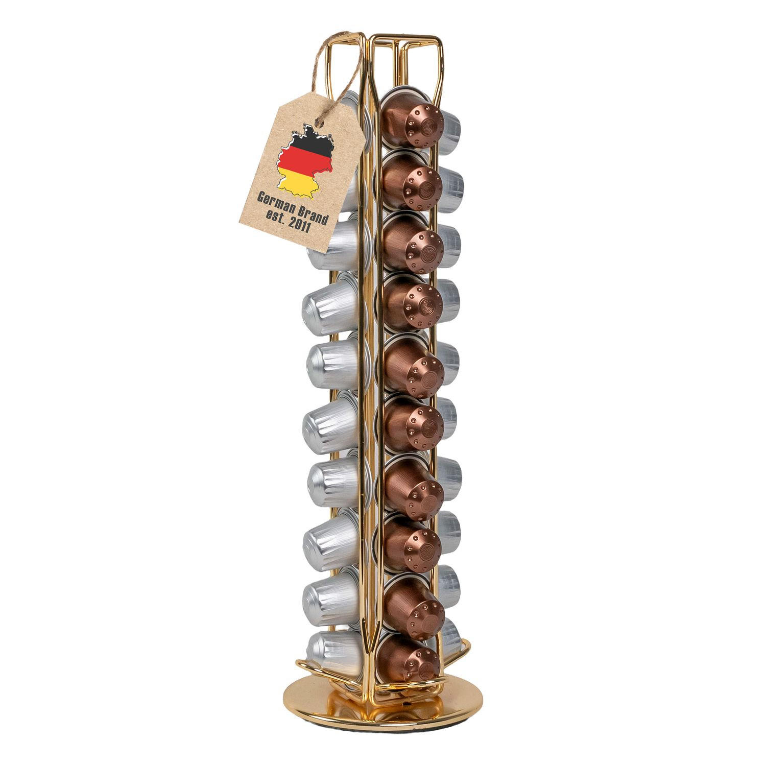 Intirilife Kaffee Gold 11.5x37.5x11.5 cm