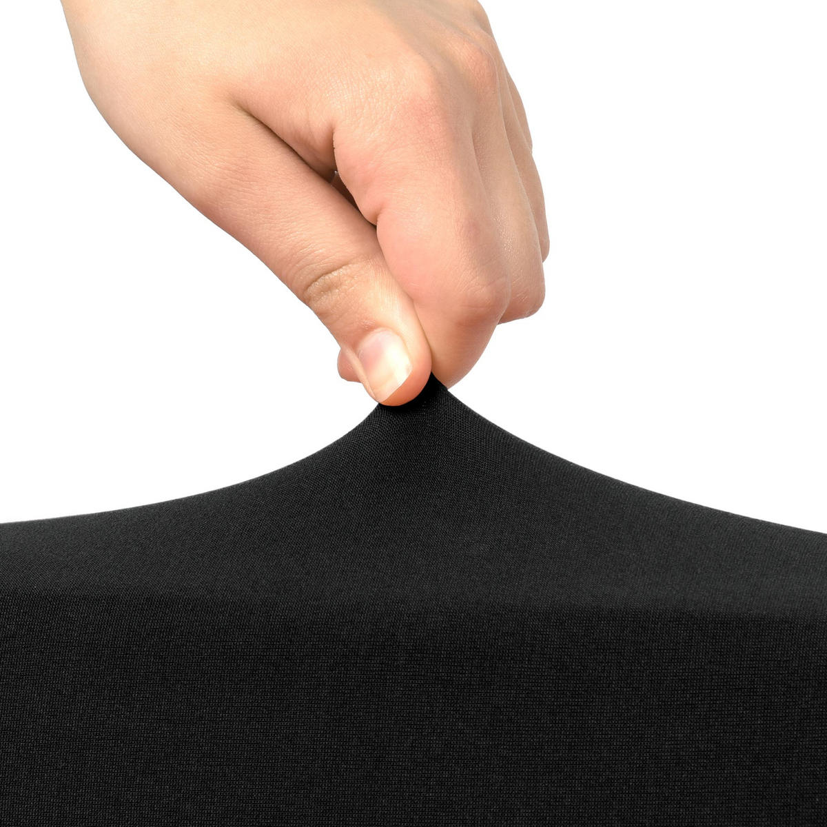 STEHTISCHHUSSE Stella Ø 60cm Schwarz (5tlg) - Schwarz, Textil (60/110cm) - Beautissu 