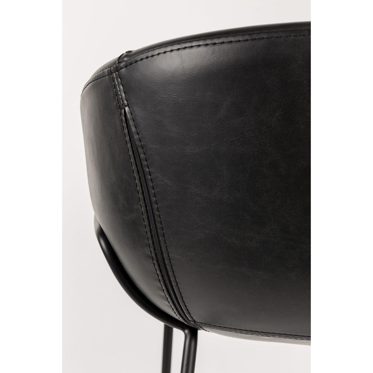ESSZIMMERSTUHL Feston Schwarz - 2 er Set - Schwarz, Kunststoff (56.5/77/55cm) - Zuiver