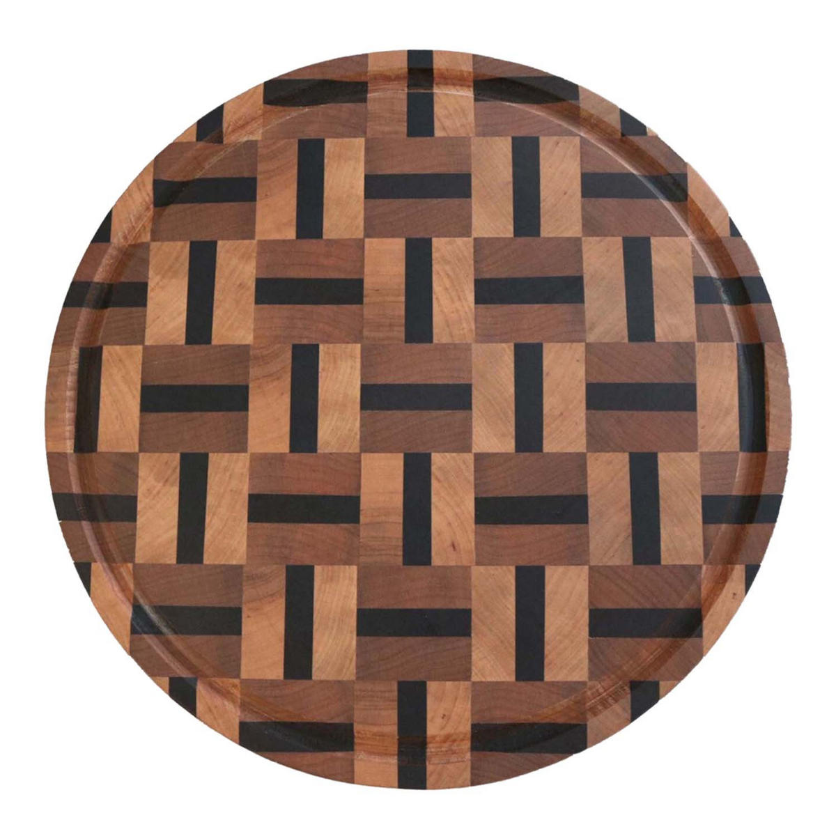 SCHNEIDEBRETT / Servierbrett - Massivholz, Birke - Ø 28cm - Naturfarben, Holz (28/28cm) - holz4home