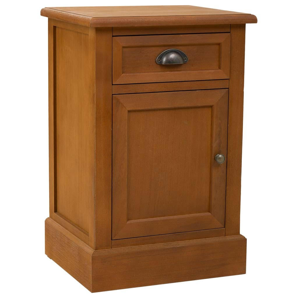 NACHTTISCH aus Holz, braun, 42x35x63cm - Braun, Holz (46/40/68cm) - Wanderlust