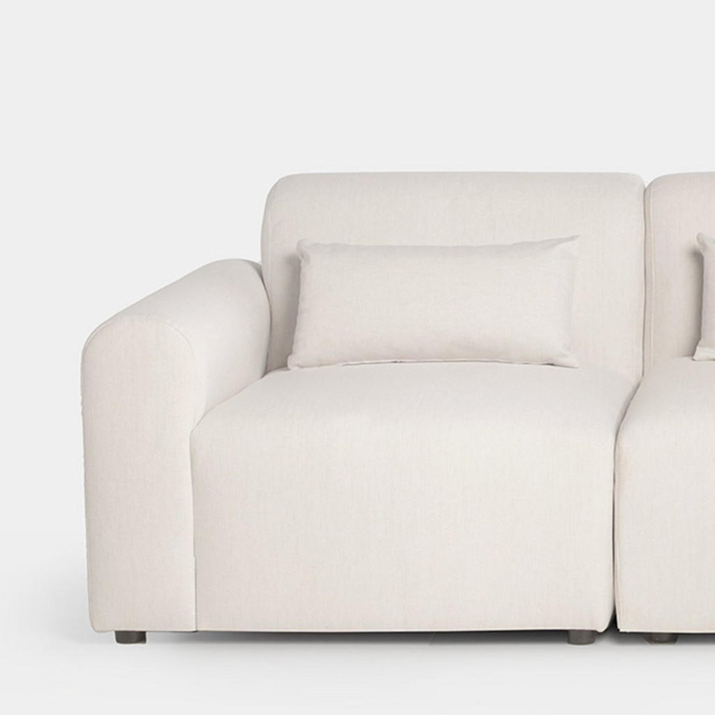 Thumbnail - Klast Home Sofa-Dreisitzer, Beige, Textil, 280x87x90 cm, Wohnzimmer, Sofas & Couches, Sofas, 3-Sitzer Sofas