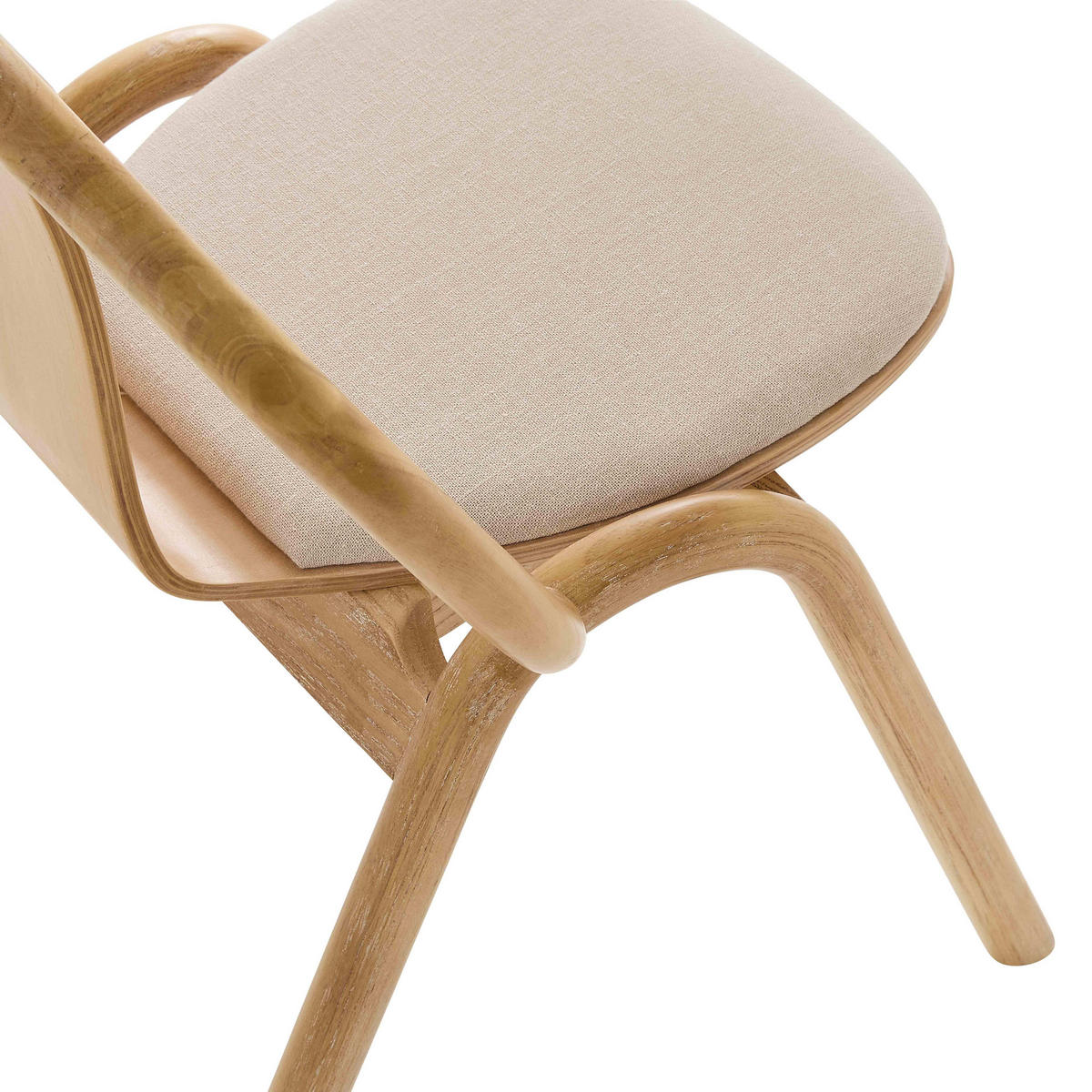 STÜHLE 2-tlg., Holz - Eichefarben, Holz (47/83/42cm) - Oviala