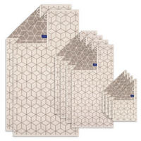 HANDTUCH Unisex Carré Beige Baumwolle 10er Pack - Beige, Textil (60/120cm) - Villeroy & Boch