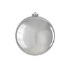 LAALU CHRISTBAUMKUGEL rund silber glänzend 15 cm - Silberfarben, Kunststoff (25/25/25cm) - LAALU