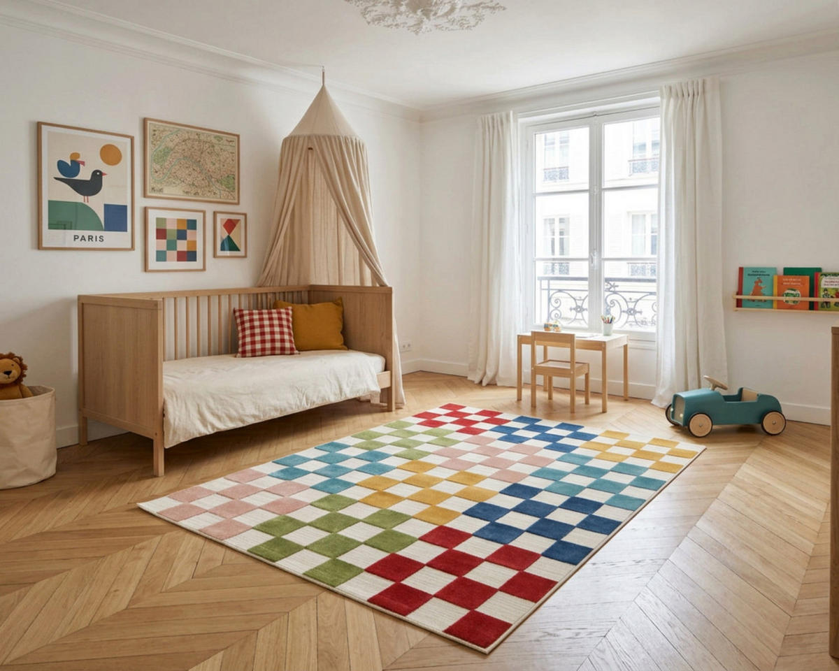 KINDERTEPPICH für drinnen und draußen mehrfarbig - Multicolor, Textil (160/230cm) - AFK Living