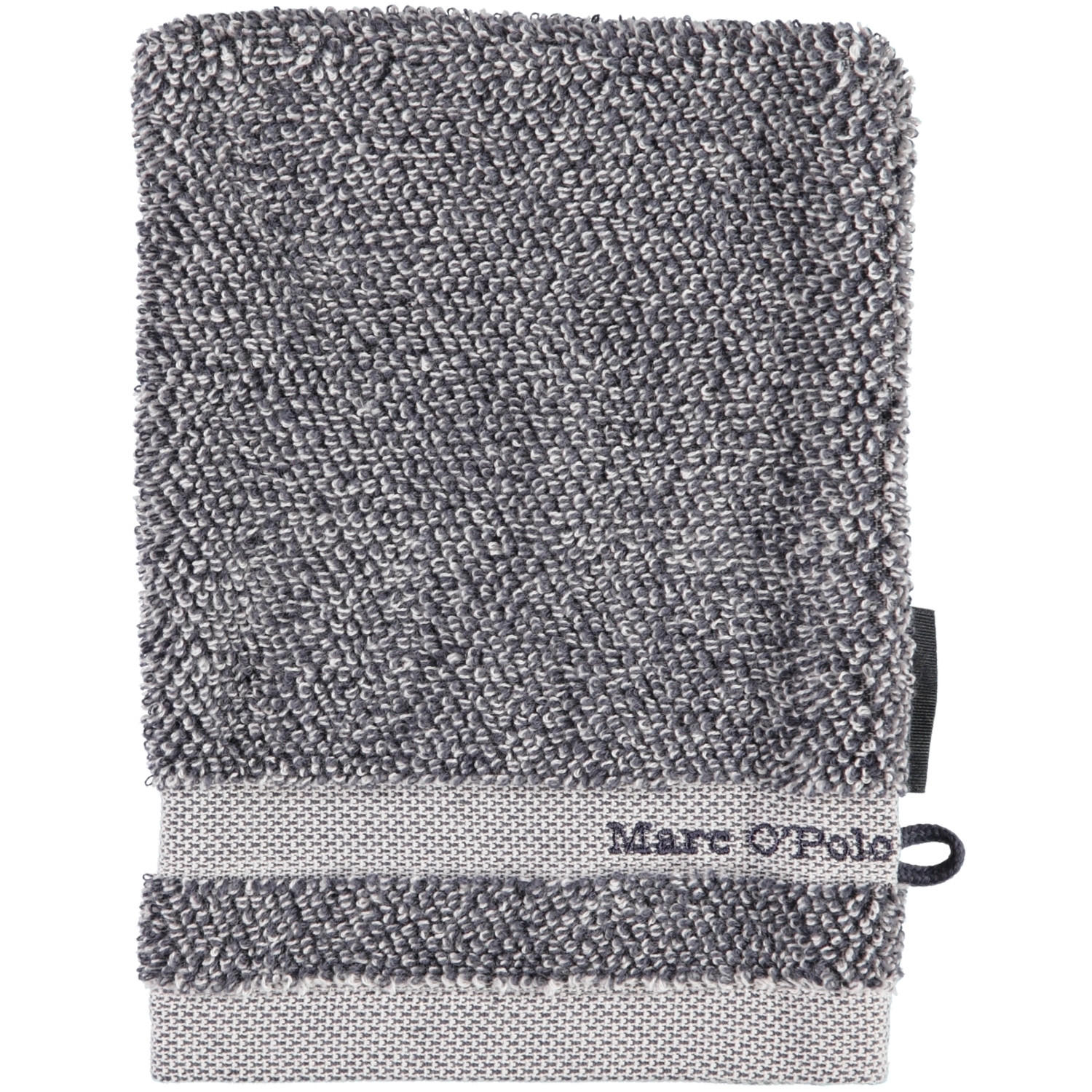 WASCHLAPPEN MELANGE MARINE-LIGHT SILVER - Blau, Textil (16/21cm) - Marc O'Polo