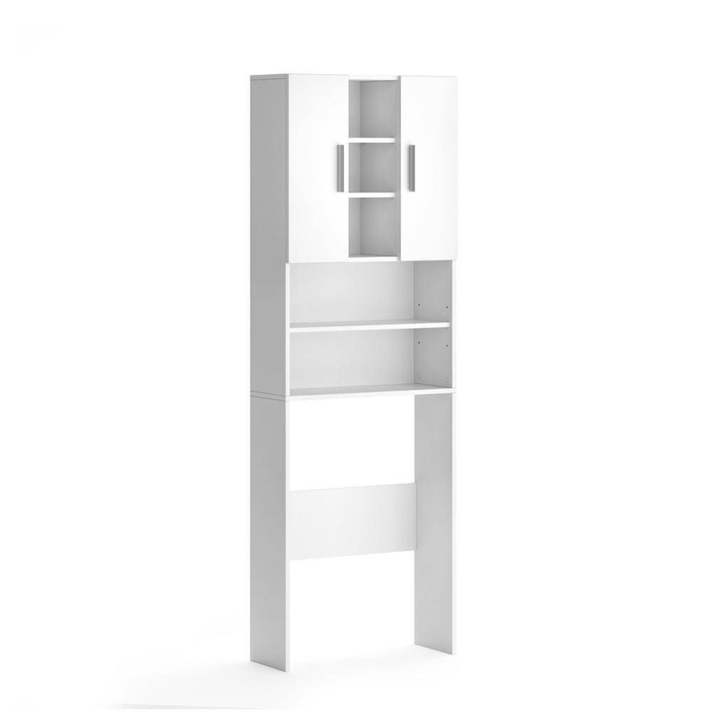 WASCHMASCHINENSCHRANK Luis Weiß 64 x 190 cm - Weiß, Holzwerkstoff (64/190/25.6cm) - Vicco