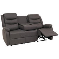 3ER KINOSESSEL Grau - Grau, Textil (181/107/164cm) - MCW