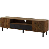 TV-BOARD Sheesham 205x45x60 natur unbehandelt LICHTENBERG #118 - Naturfarben, Holz (205/60/45cm) - Massivmoebel24