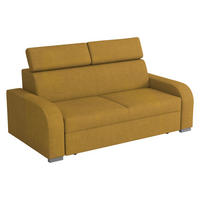 SOFA Oslo 3 - Gelb/Silberfarben, Holz/Kunststoff (200/85/100cm) - MIRJAN24