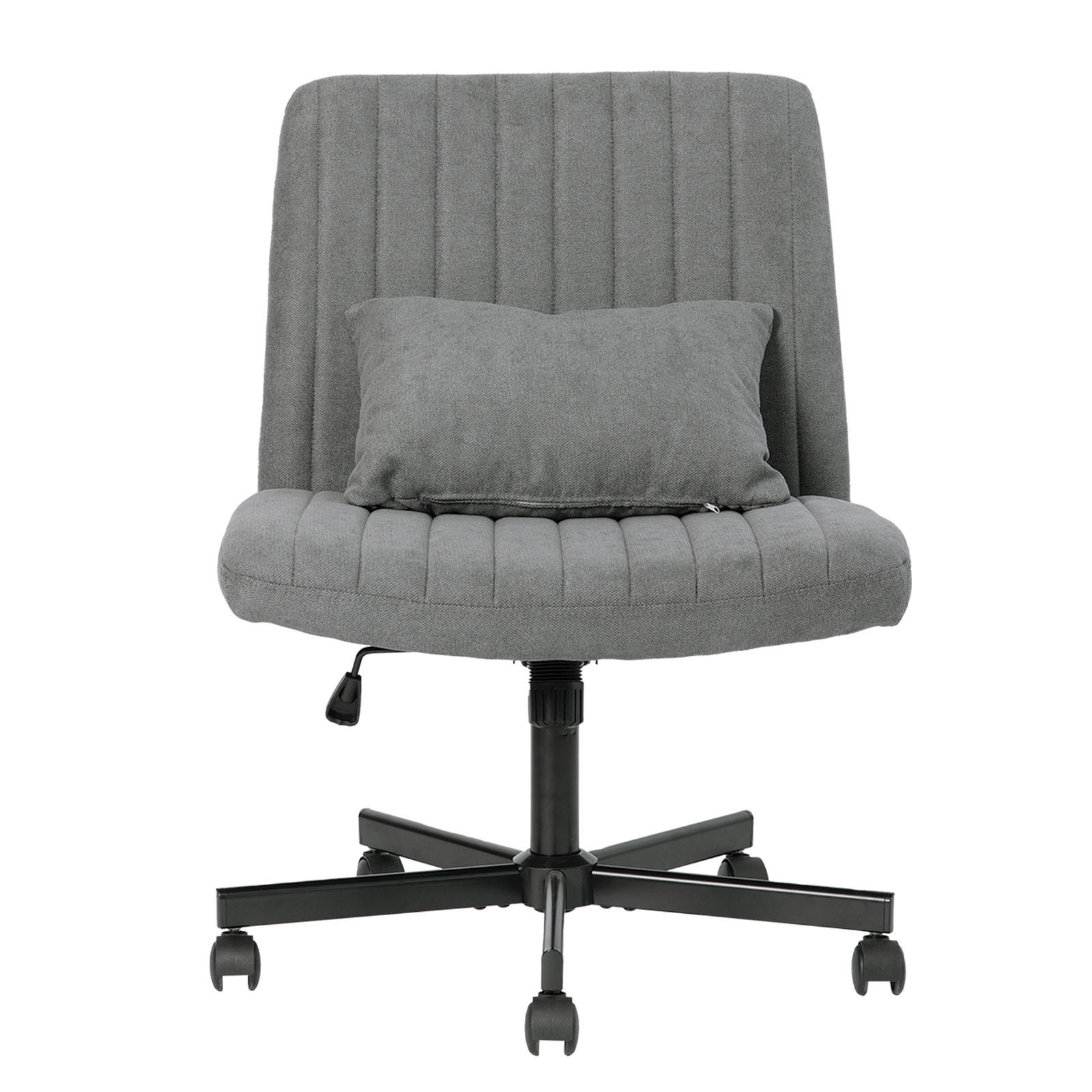 BÜROSTUHL Dunkelgrau - Dunkelgrau, Metall (21.5/33/25.2cm) - PANGIVO