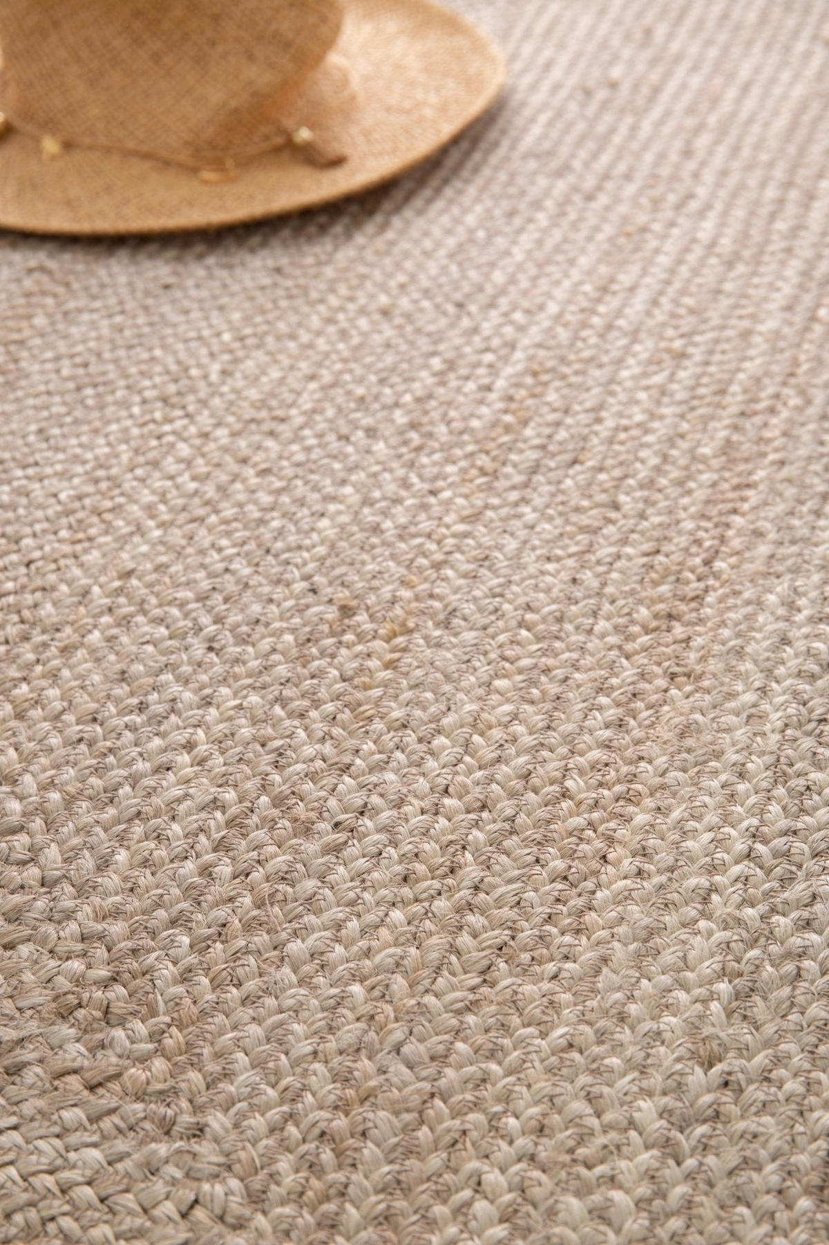 TEPPICH Design handgefertigt Jute bruin - Braun, Naturmaterialien (120/170cm) - AFK Living