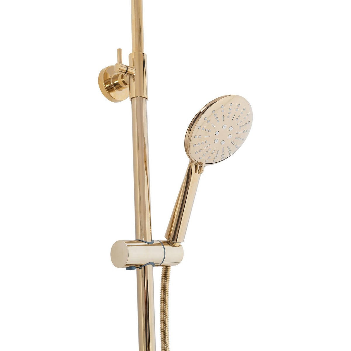 THERMOSTAT Duschset Rea Lungo Gold - Goldfarben, Metall (26.5/117/45cm) - REA