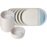 BRUNCH-SET Trio Blau 12er Set - Blau, Keramik (2/2/2cm) - Ritzenhoff Breker