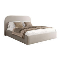 POLSTERBETT OLIMPIA mit Bettkasten 140x200, Castel 80 - Alufarben, Textil (140/200cm) - Lookway