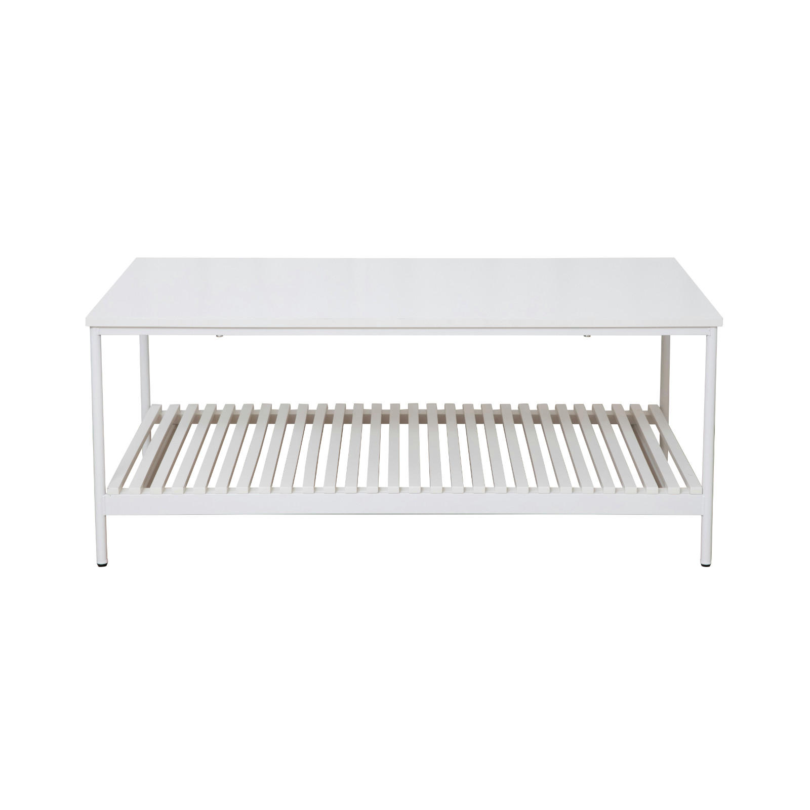COUCHTISCH AMAL rechteckig weiß - Weiß, Holz (60/110/45cm) - SVITA