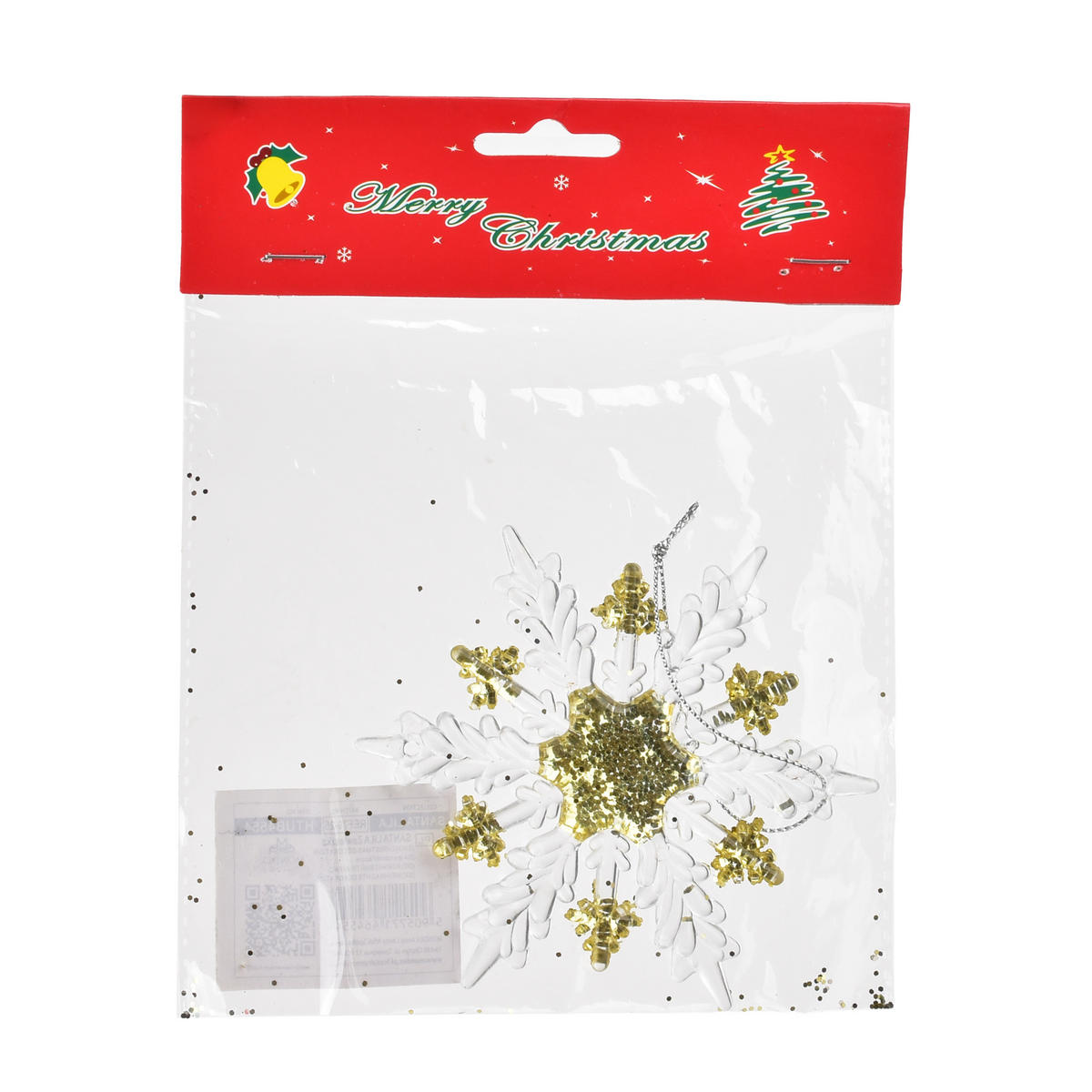 CHRISTBAUMANHÄNGER SANTA LILA Gold Acryl - Goldfarben, Kunststoff (12/2.5/12cm) - Mondex