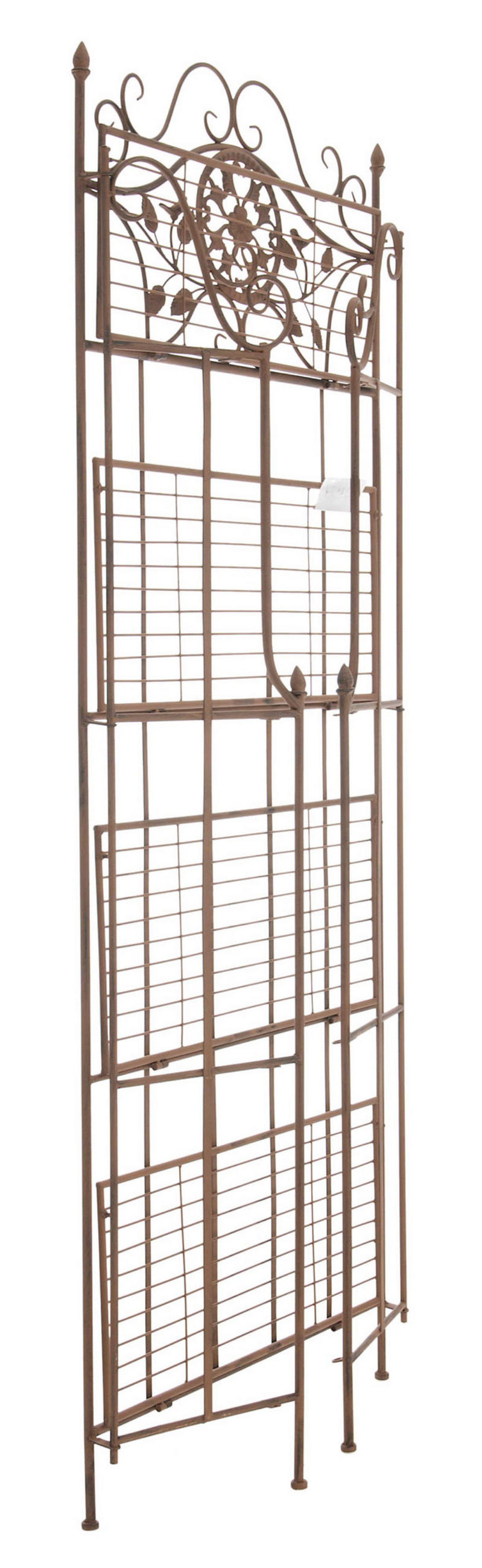 STANDREGAL Florenz antik braun - Braun, Metall (66/175/32cm) - TPFGarden