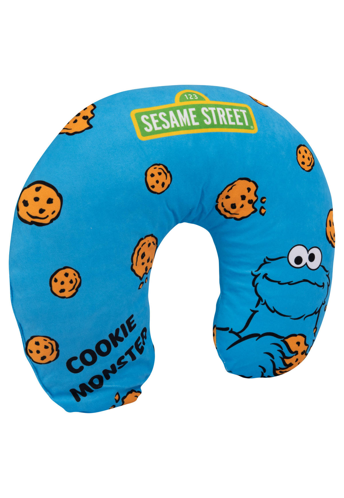 NACKENKISSEN Sesamstraße Blau 35 x 30 cm - Blau, Textil (35/30cm) - United Labels