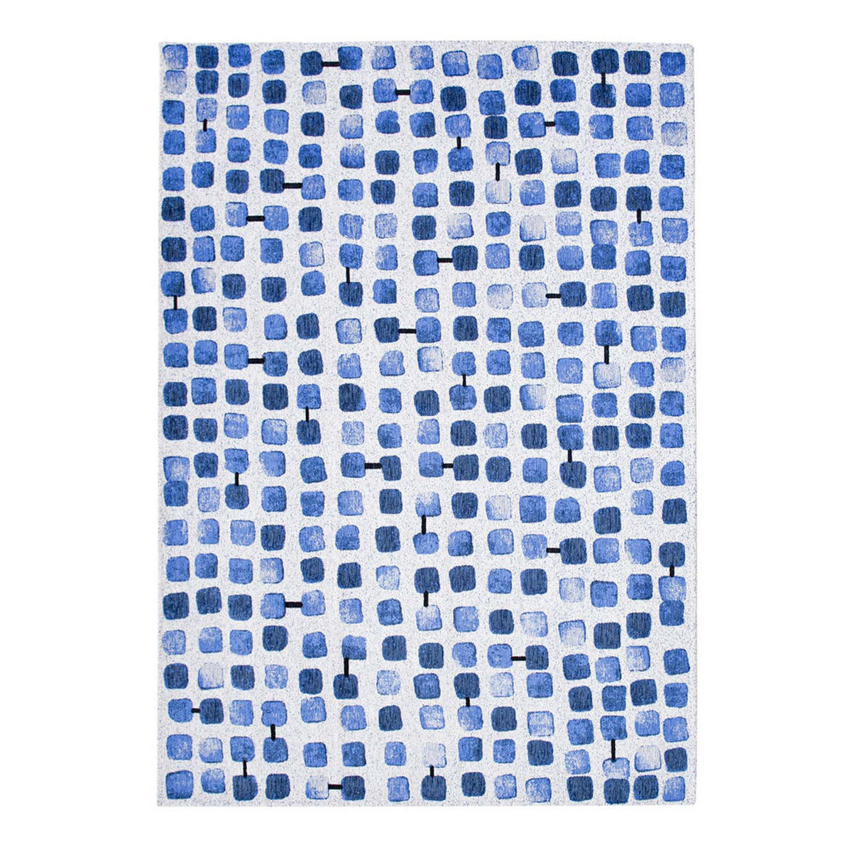 TEPPICH Amparo Blues Craft 170/240 cm - Blau, Textil (170/240cm) - Louis De Poortere