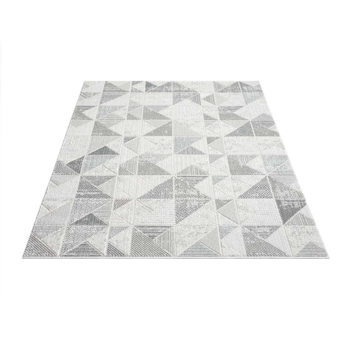 KURZFLOR-TEPPICH Antik 231 Grau 160x230 cm - Grau, Textil (160/230cm) - carpet city