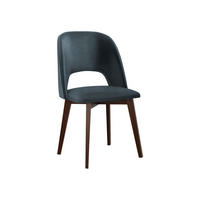 STUHL Monti 4, Holzfarbe: Nuss - Walnussfarben/Blaugrau, Holz (48/83/54cm) - MIRJAN24