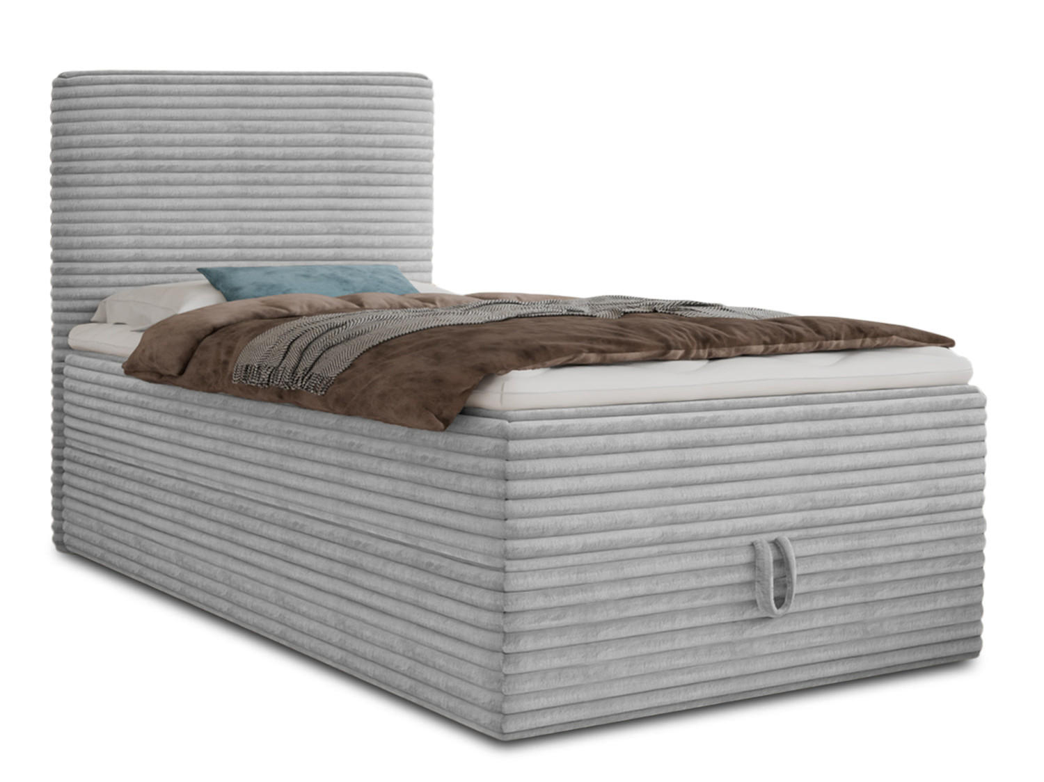 Sofnet Boxbett Grau 90x200 cm