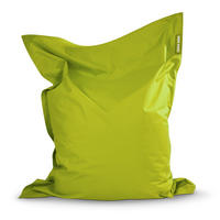 RIESEN-SITZSACK "Square" 140x180cm 380 L - Grün, Textil (140/25/180cm) - Green Bean
