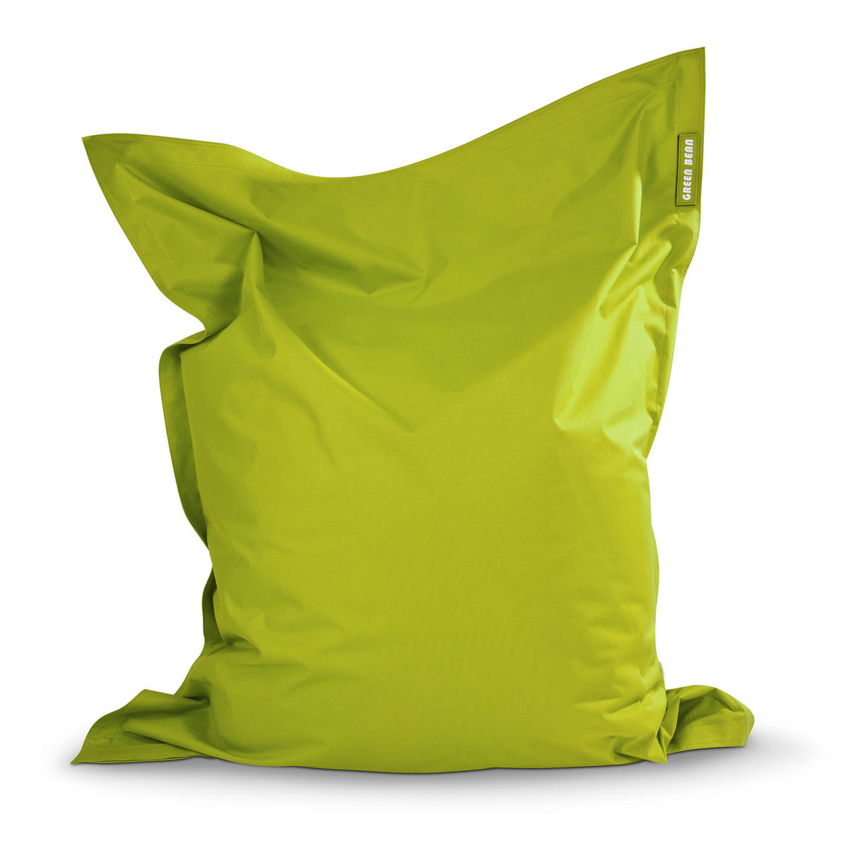 RIESEN-SITZSACK "Square" 140x180cm 380 L - Grün, Textil (140/25/180cm) - Green Bean