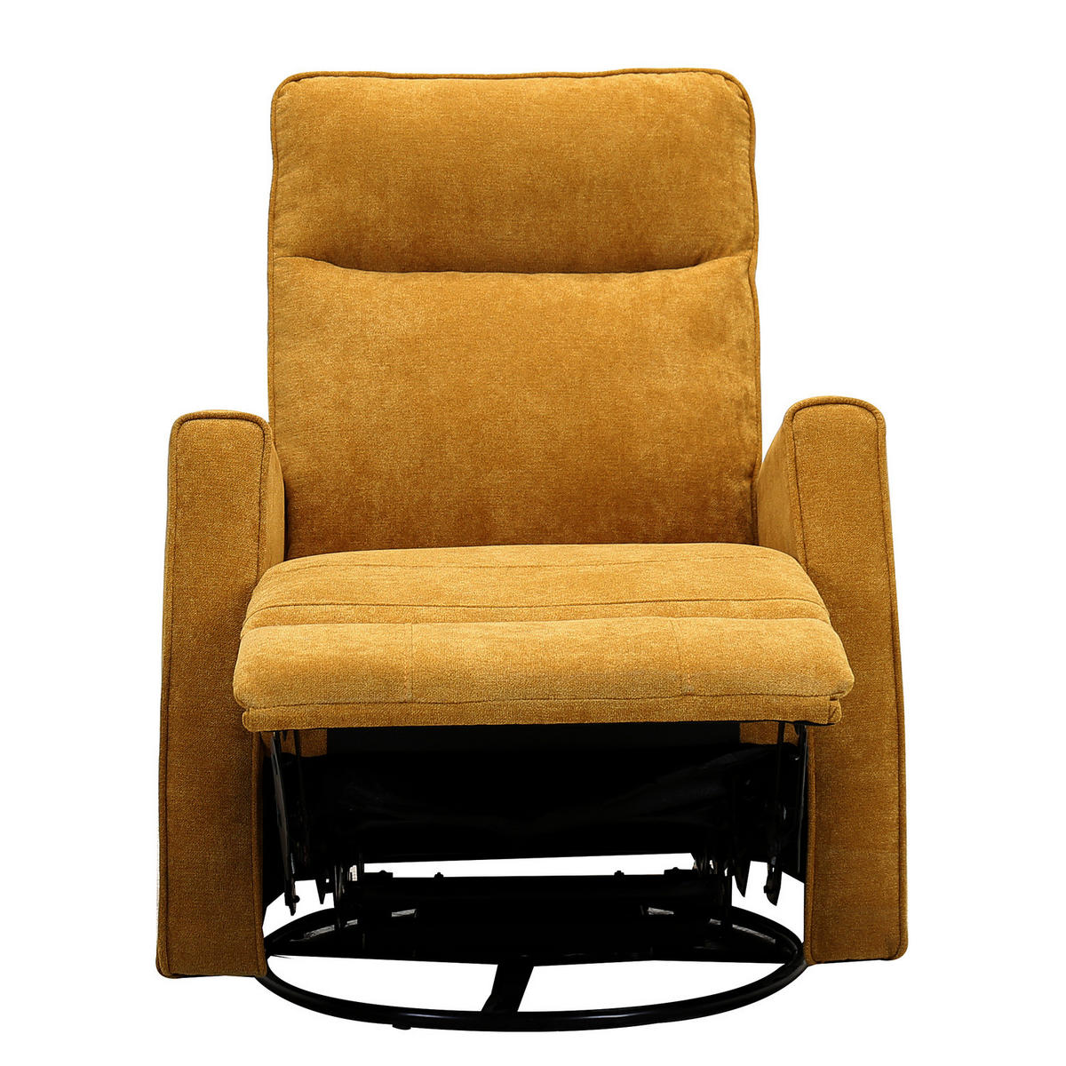 FERNSEHSESSEL - Gelb/Schwarz, Kunststoff/Textil (76/103/96cm) - home24