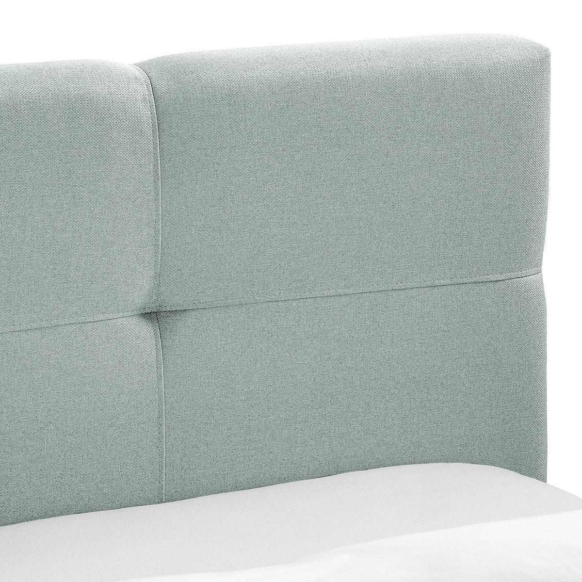 POLSTERBETT - Blaugrau, Textil (200/200cm) - home24