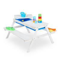 KINDERSITZGRUPPE - Weiß, Holz/Kunststoff - Relaxdays