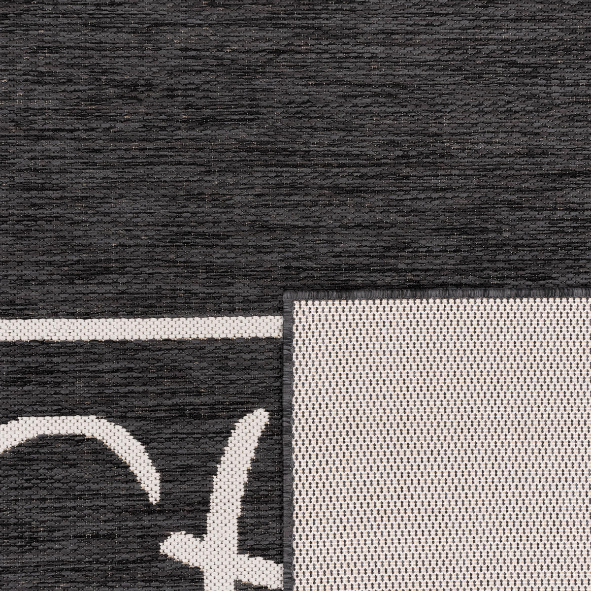 OUTDOORTEPPICH 160/220 cm Kitchen 385 - Anthrazit, Textil (160/220cm) - Paco Home