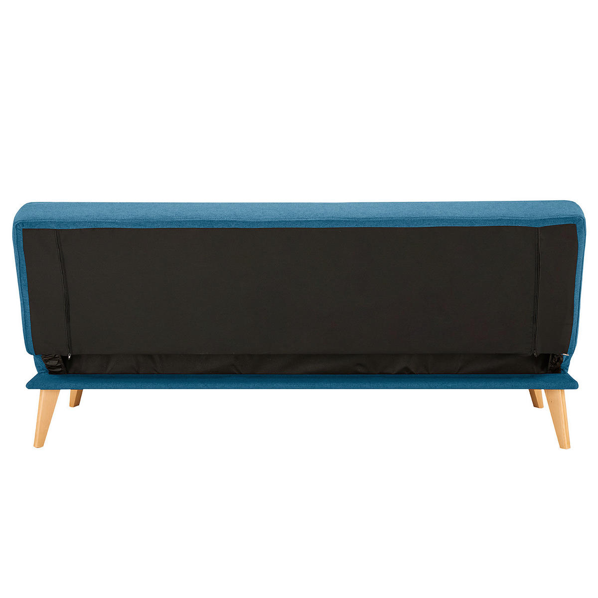 SCHLAFSOFA - Blau, Holz/Birkenholz (180/81/86cm) - home24