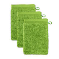 WASCHHANDSCHUH SUPERWUSCHEL 3ER PACK - Grün, Textil (15/20cm) - MÖVE