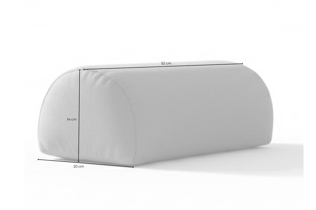 ARMLEHNKISSEN LAYLA Gelb Velvet - Gelb, Textil (52/20cm) - KAWOLA