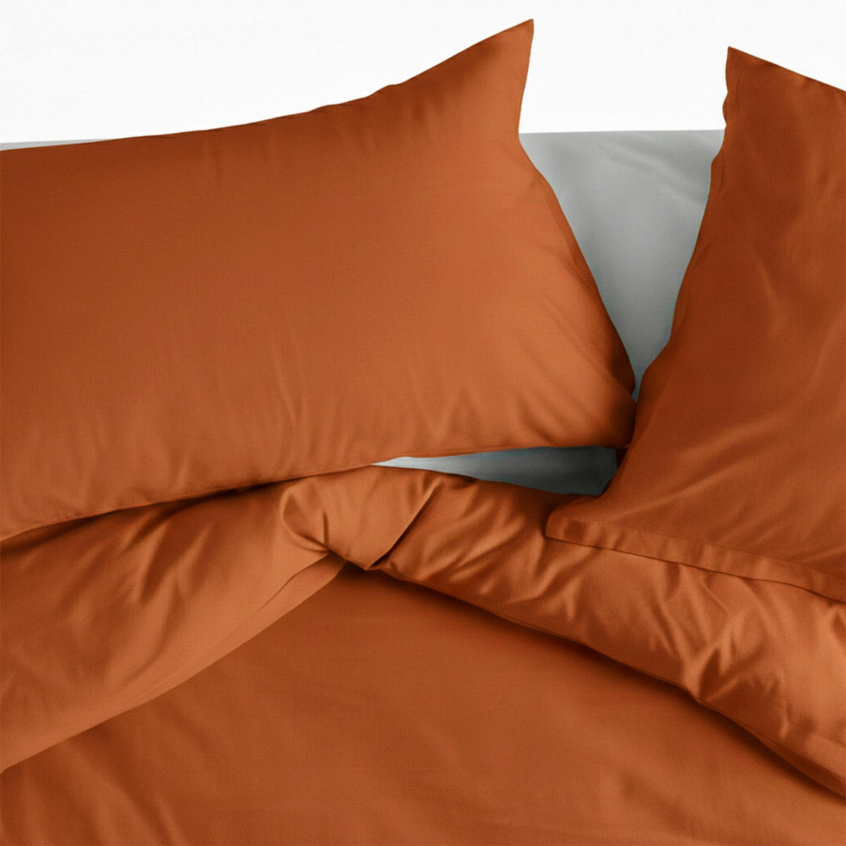 KISSENBEZUG Basic Terrakotta 45x125 cm - Terracotta, Textil (45/125cm) - Happy Friday
