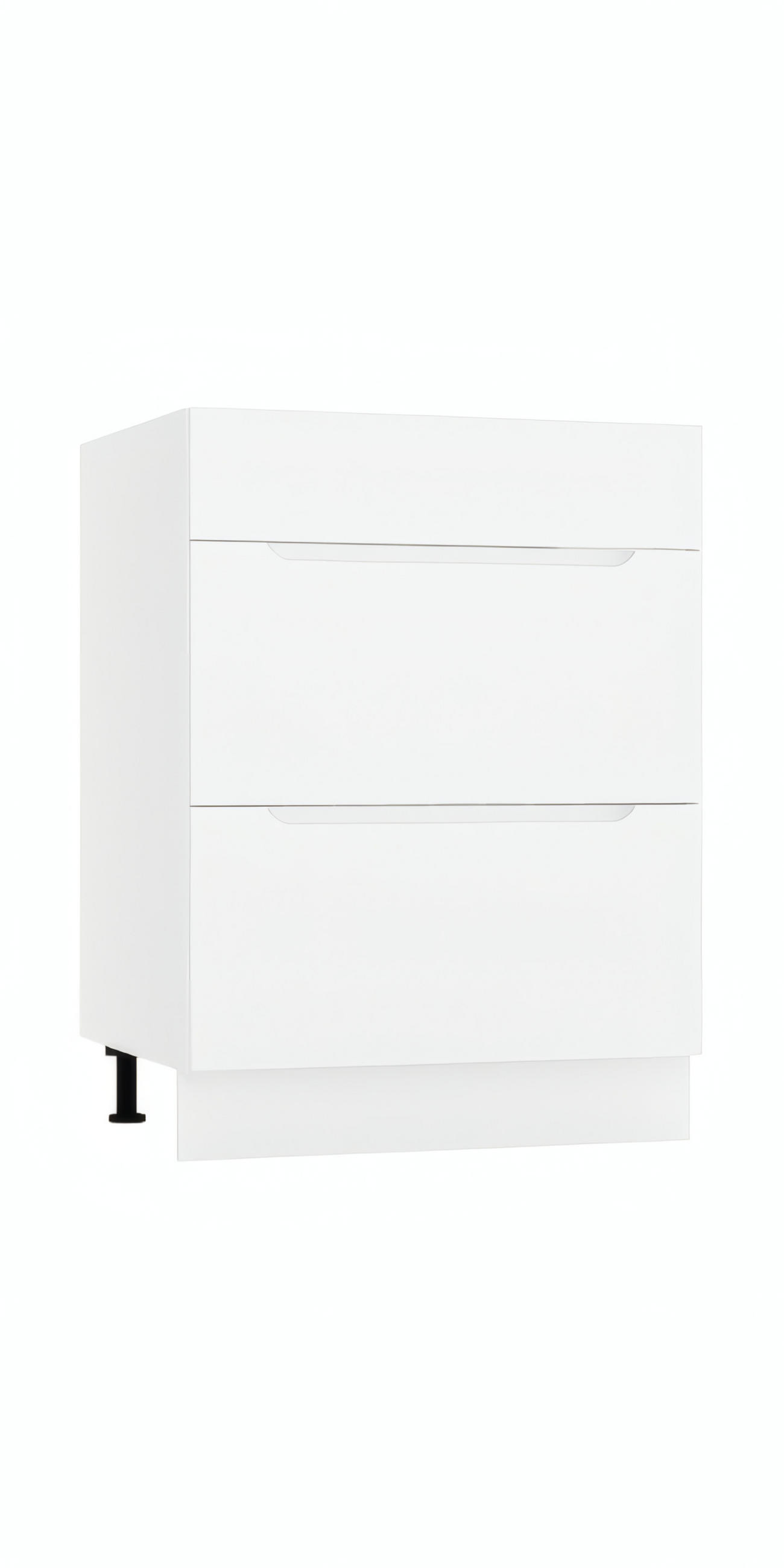 UNTERSCHRANK D60PC S/2 - Zivora - Praktisch und hochwertig - Weiß, Holz (60/82/52.4cm) - ROYAL24_MARKT