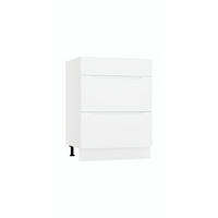 UNTERSCHRANK D60PC S/2 - Zivora - Praktisch und hochwertig - Weiß, Holz (60/82/52.4cm) - ROYAL24_MARKT