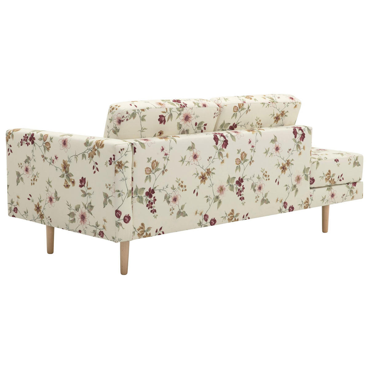 RECAMIERE Armlehne rechts Keara Flachgewebe weiß - Weiß, Kunststoff (87/81/190cm) - 58aufmkessel