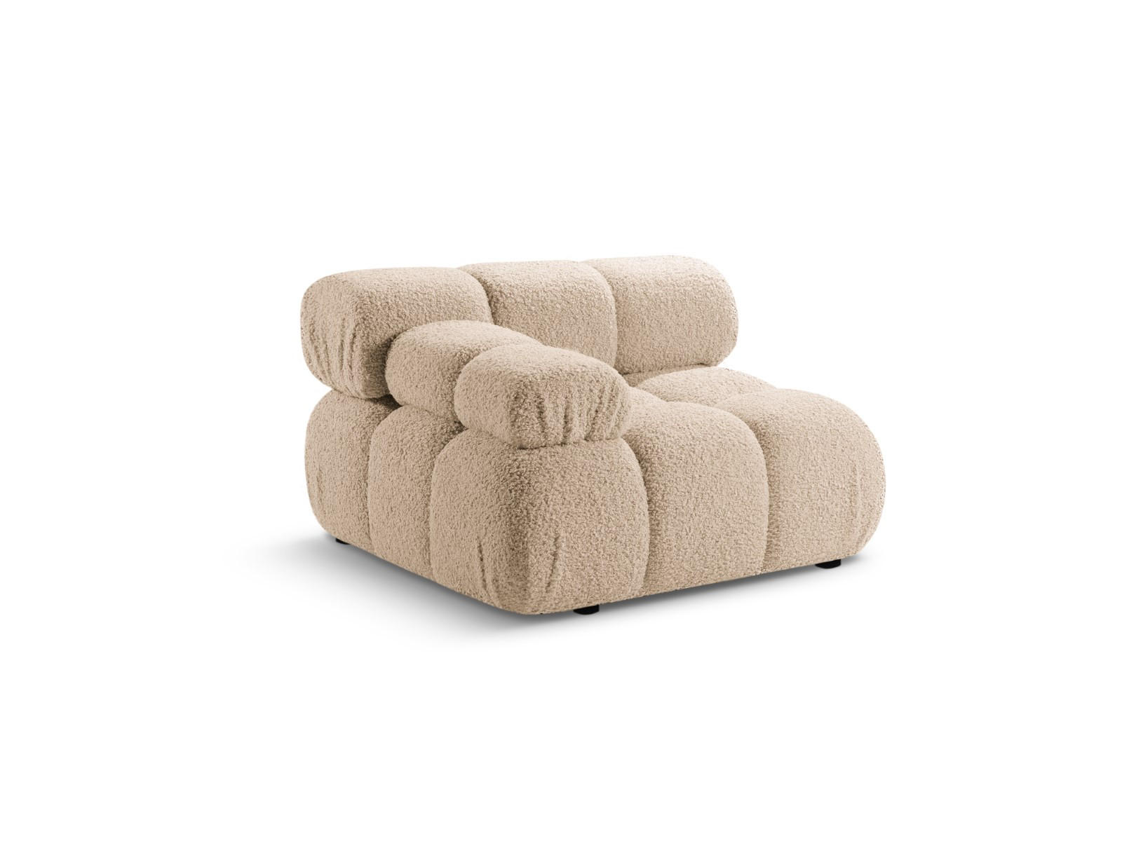 MODUL links Bellis aus Boucle sandfarben - Sandfarben, Textil (94/70/94cm) - Micadoni