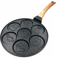 PFANNKUCHENPFANNE Schwarz 43/26/2 cm KS5120 - Schwarz, Metall (26cm) - Krisberg 
